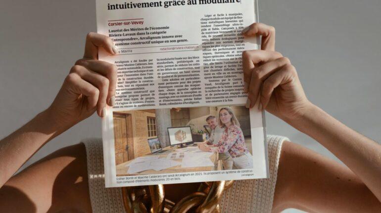 Arcalignum dans le journal Riviera Chablais Hebdo
