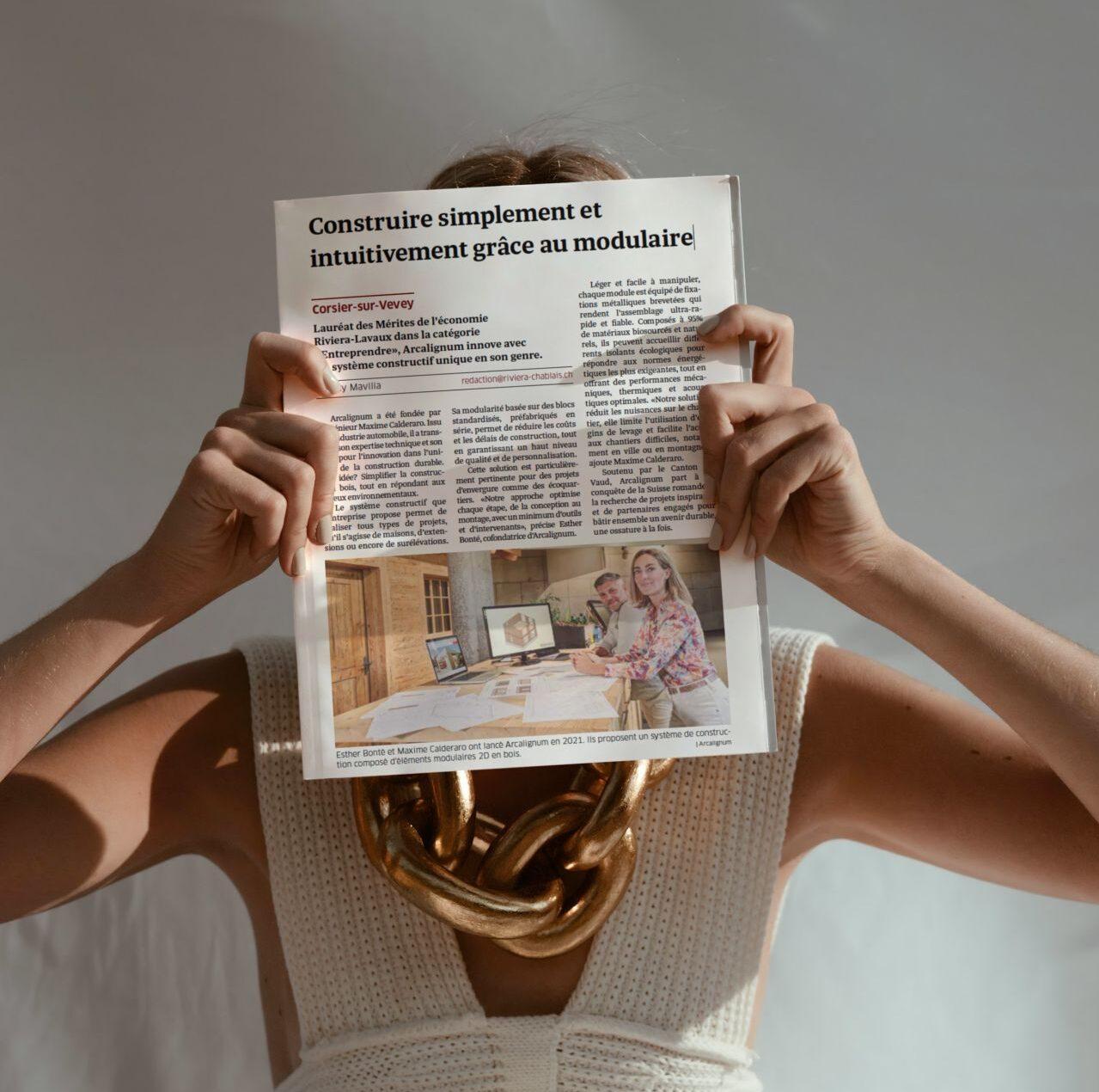 Arcalignum dans le journal Riviera Chablais Hebdo