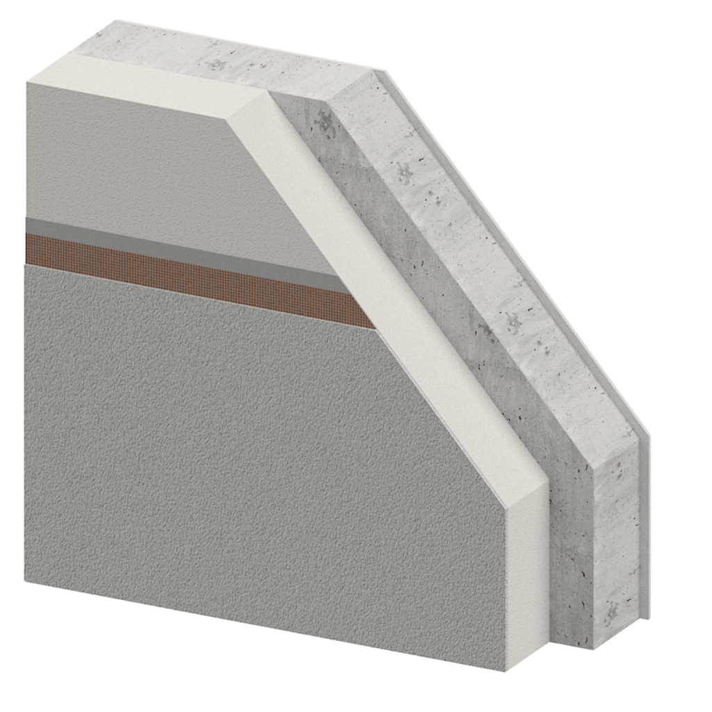 composition mur béton